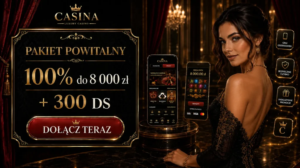 Aplikacja mobilna Casina kasyno